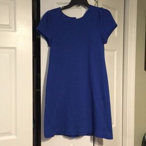 Anthropologie Maeve Royal Blue Cap Sleeve Dress